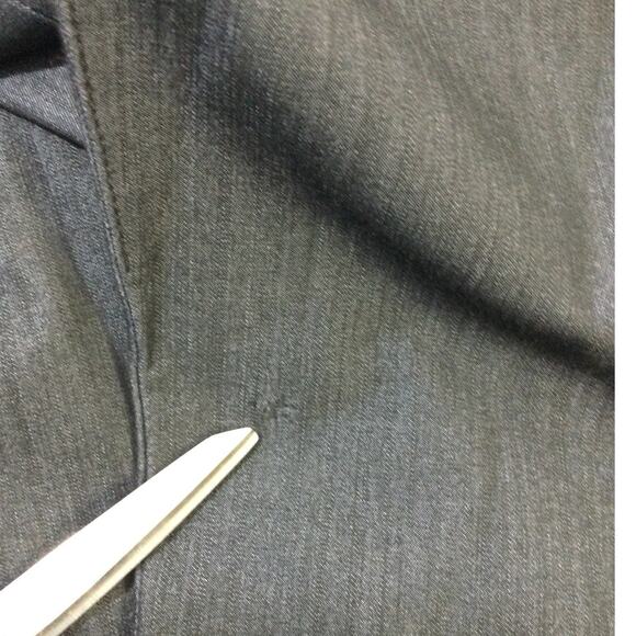 ANNE KLEIN SZ L dark gray career professional blazer jacket 0B14 - Picture 6 of 7